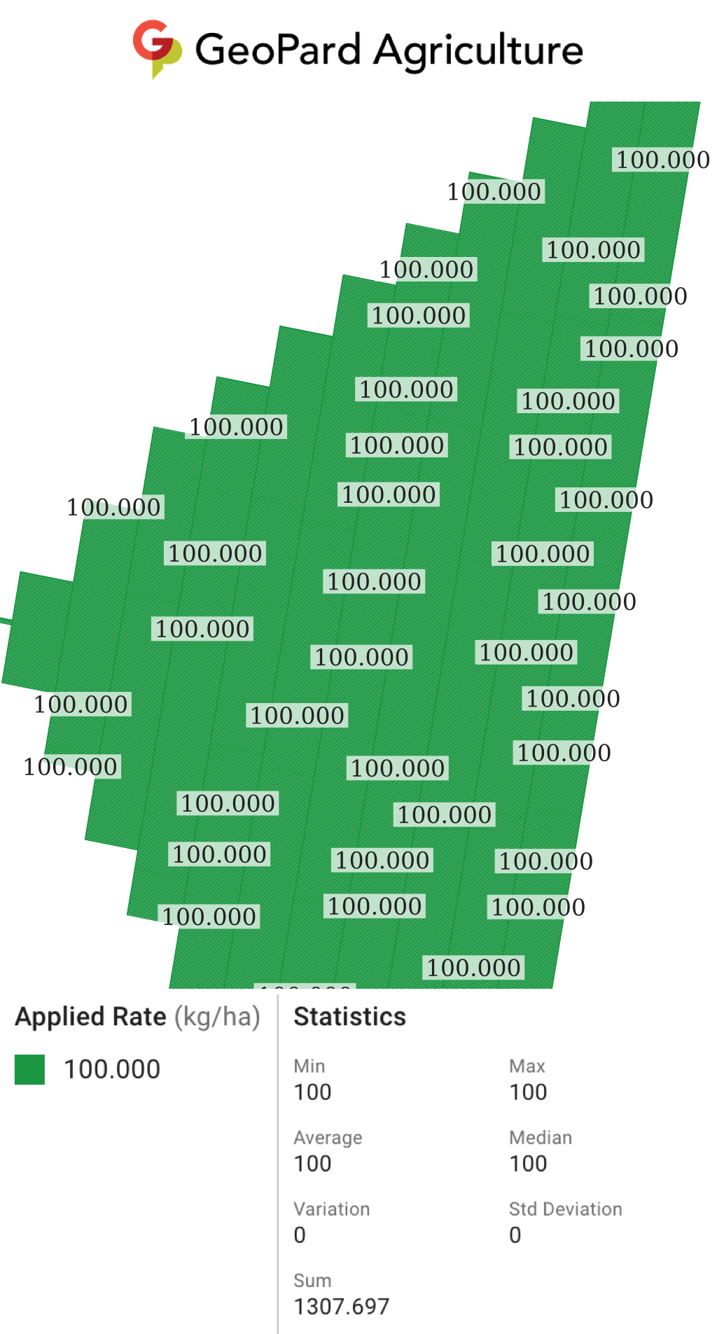 Nitrogen application map (SSA) on 2023-02-23